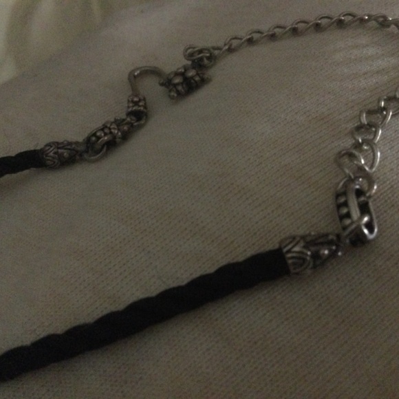 Barbara Bixby woven black silk necklace adjustable - Picture 7 of 11
